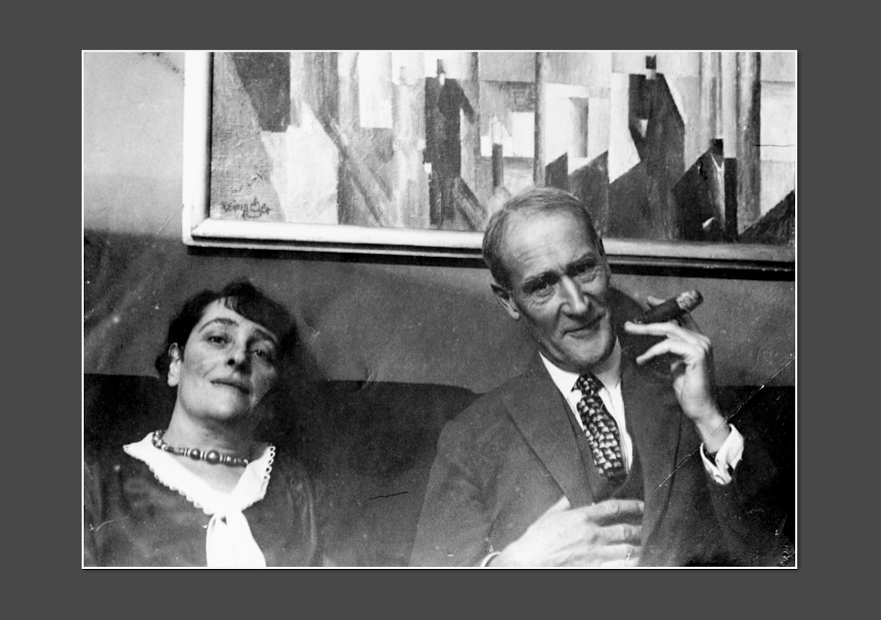 Julia und Lyonel Feininger im Haus Feininger, Foto: T. Lux Feininger, Dezember 1929 © T. Lux Feininger Estate